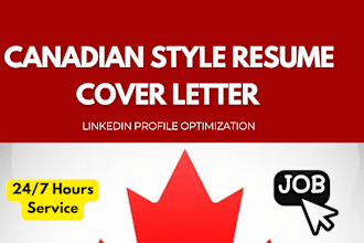 give canadian style resume service for job success
