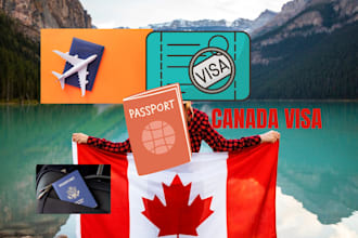 provide complete assistance for canada tourist or resident visa