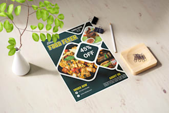 do food flyer, undefined, business flyer, brochure and poster design