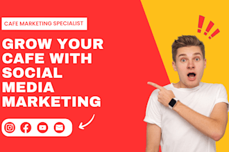 do social media marketing for cafes