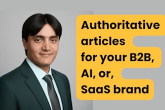 write authoritative content for ai, saas, and b2b brands