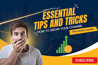 design glowing and attractive youtube thumbnail