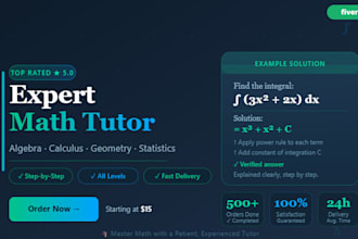 be your math tutor