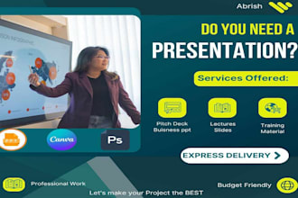 design presentation for lectures, workshop and training