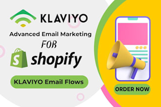 setup klaviyo email marketing flows for shopify ecommerce stores