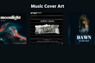 design music album cover or ep cover or single cover