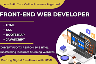 elevate your online presence with expert front end development