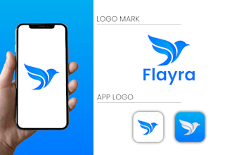 design a premium app logo and app icon