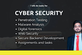 do cyber security projects and university tasks