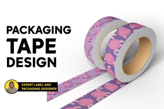 design high quality custom packaging duct tape, tape design