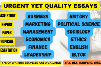 write urgent essays, proposals, reports and articles