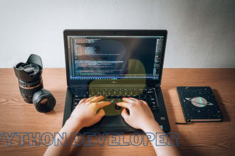 develop API using python with flask and django for you