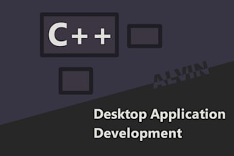 develop desktop application in c, cpp, csharp