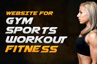 design modern fitness, personal trainer, workout, yoga, gym website