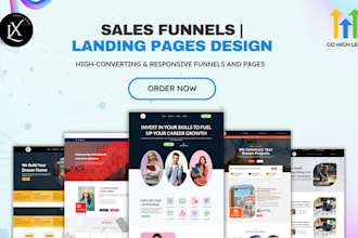 build a high converting gohighlevel ghl sales funnel and automated workflows