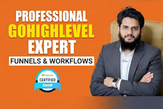 build go high level ghl sales funnel and gohighlevel workflow automation expert