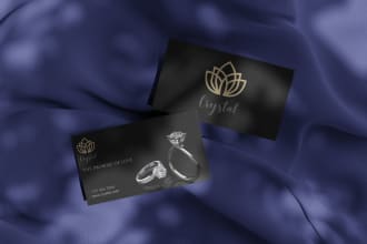 design luxury jewelry branding and logo or brochure design