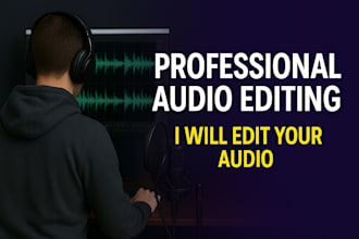 edit, remove background noise, repair, fix, and clean audio