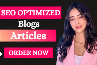 do SEO article writing, blog post writing or website content writing