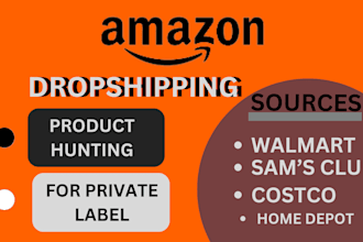 do wallmart to amazon  dropshipping  and product hunting for fbm