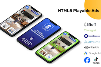 develop high performing playable ads for game, app or brand