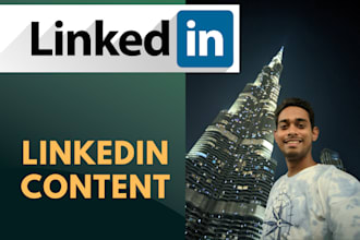 create engaging linkedin content for you