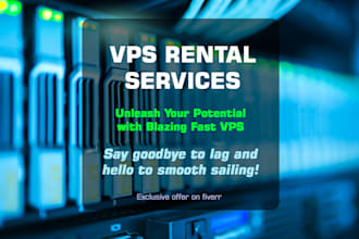 provide vps server with blazing fast ssd storage and fast processor