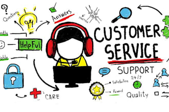 be a customer service representative, virtual receptionist