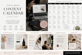 be your monthly social media content calendar creator
