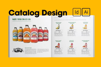 create catalog design for furniture, fashion, jewelry by adobe indesign