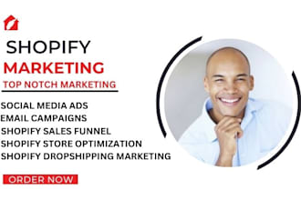 do complete shopify dropshipping marketing sales funnel to boost shopify sales