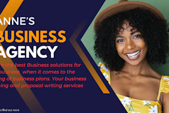 write a complete business plan for startups, business plan writer