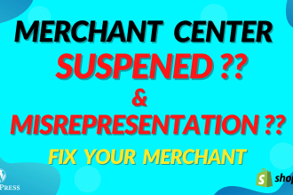 do fix the google merchant center suspension issue