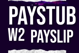 do paystub, pay stubs, slip, check w2 stub for US, UK, canada