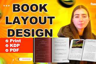 design book formatting and layout for kindle and print
