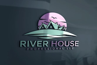 create a posh, expert, one of a kind house logo for your business