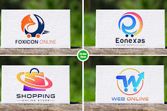 design amazon store shopify etsy ebay ecommerce logo for online store