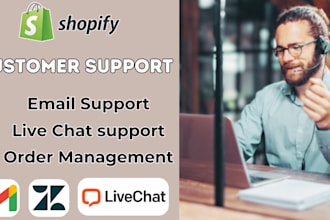 be your shopify customer support agent with best assistance