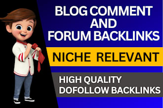 do niche relevant blog comment and forum backlinks off page SEO link building