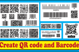 create barcode and bulk qr codes for your products