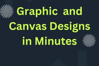 prepare professional canvas designs for you