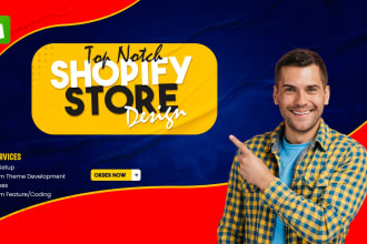 build shopify store, customize themes, shopify custom coding, bug fix