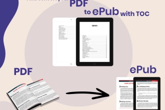 convert PDF to epub kindle, mobi, ebook formats