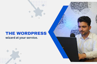 be your live wordpress consultant, troubleshoot, help, teach
