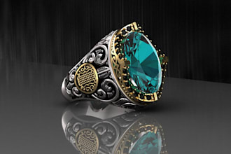 create 3d jewelry designs for 3d printing