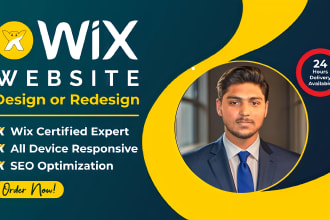do wix website design,wix website redesign,fully mobile responsive with wix SEO