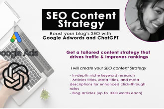 create SEO content strategy with google adwords and chatgpt