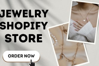 design  jewelry shopify store jewelry website necklace earring watches  store