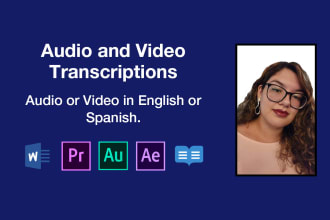 transcribe videos or audios