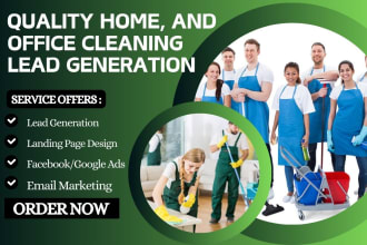 generate hot home cleaning leads air duct lead office cleaning service hvac lead